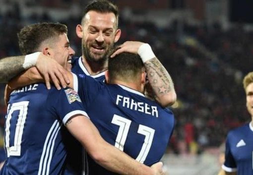 欧国联-苏格兰4-0胜阿尔巴尼亚 弗雷斯特梅开二度